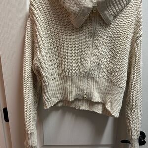 Aerie Women's Cozy Cream Sweater size XL/ NWOT A183